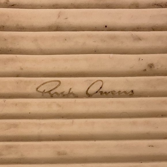 Rick Owens Black Leather Ramone Sock Boots Size 43 (US 10-11) - Picture 3 of 7